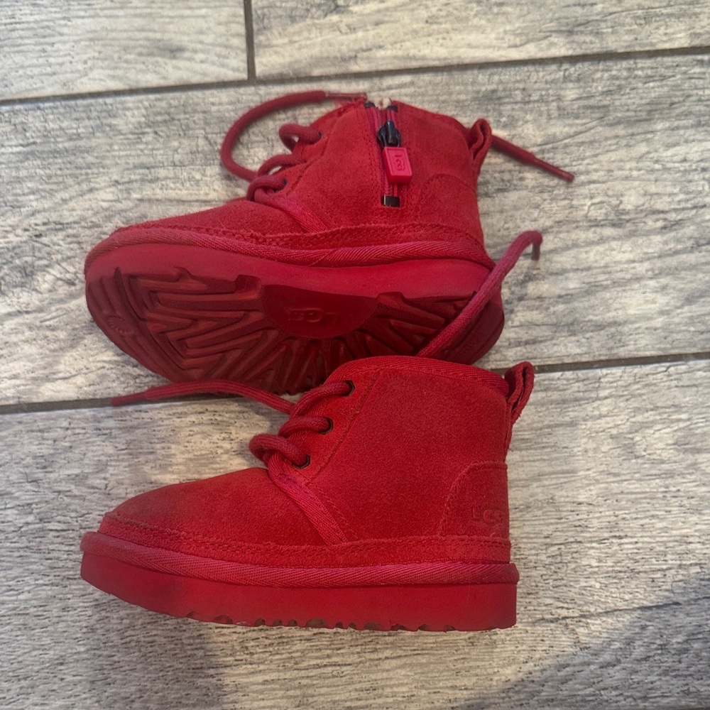 UGG Kids Vibrant Red Boots